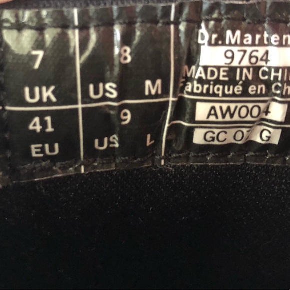 Dr Martens 9764 Tan Brown Grizzly Oxfords Sz 8 EUC - Picture 12 of 12